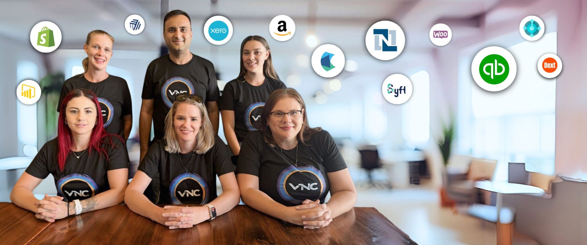 VNC Australia bookkeeping team with software integration expertise