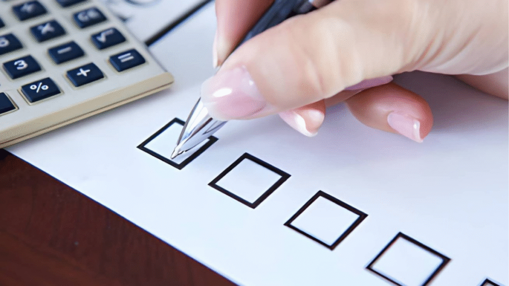 Pre-purchase checklist for evaluating inventory accounting software.