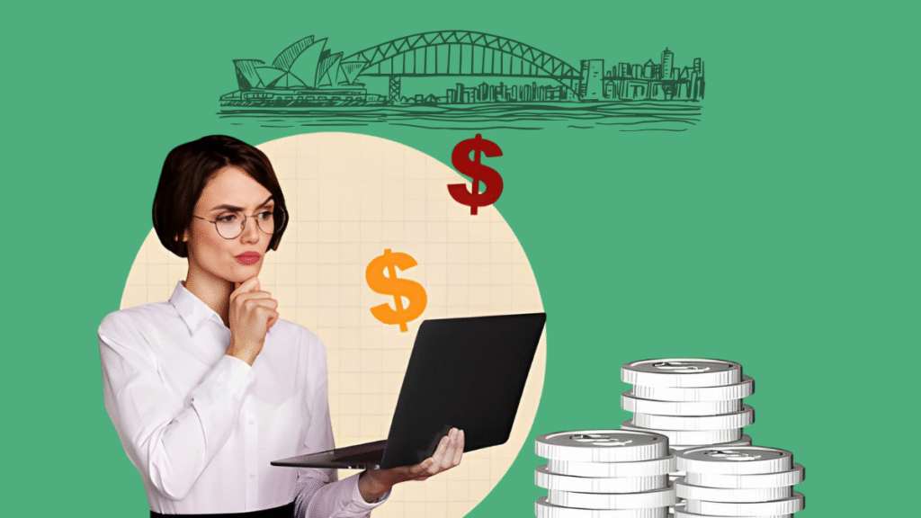 Professional assessing the cost of inventory accounting software in Australia.