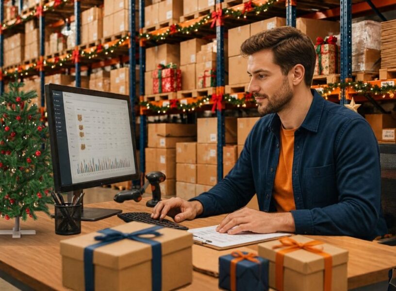 Christmas inventory management in a warehouse