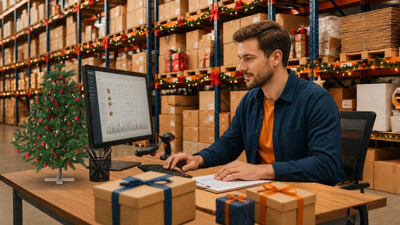Christmas inventory management in a warehouse